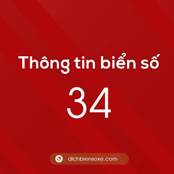 Thông tin biển số 34 ở tỉnh nào? Biển số xe 34 ở đâu?