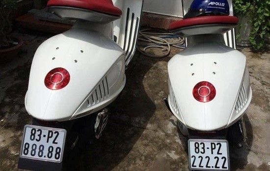 Biển số xe máy điện các tỉnh