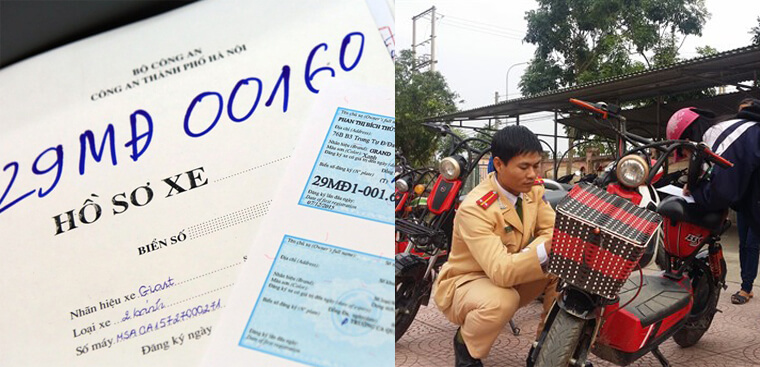 làm biển số xe máy điện bao nhiêu tiền