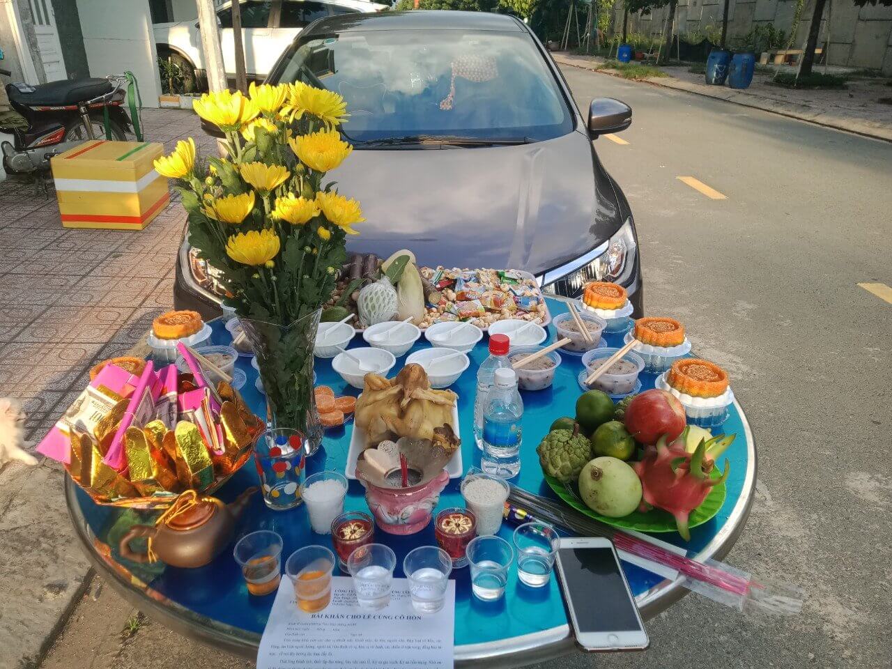 cúng xe đầu năm gồm những gì