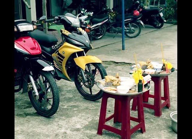 cúng xe máy mới mua