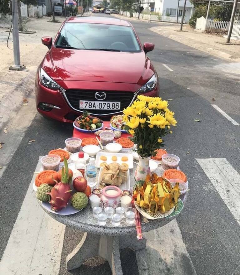 Cúng xe ngày nào