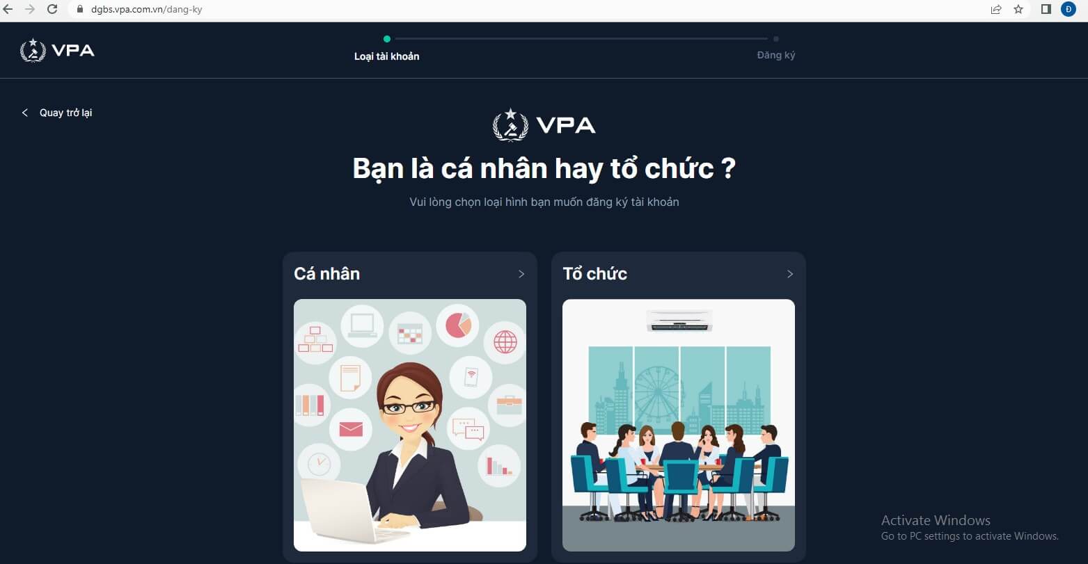 đăng ký tài khoản đấu giá biển số xe online