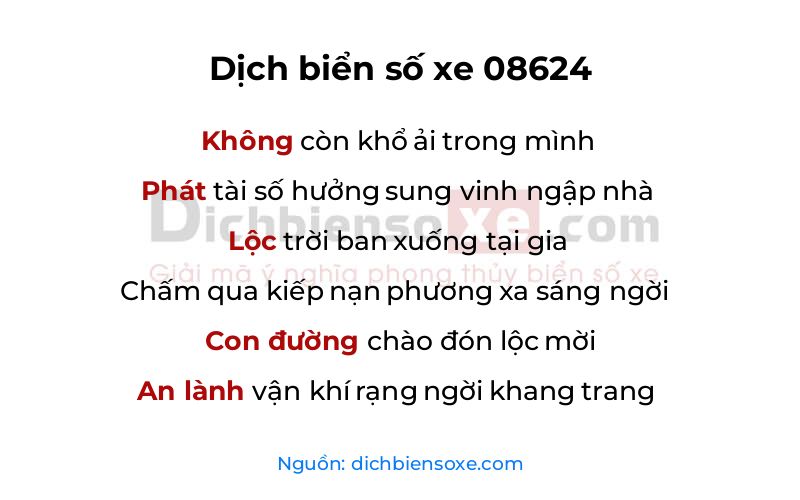 Dịch thơ biển số 08624