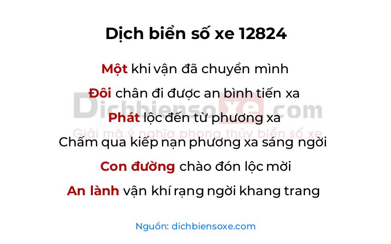 Dịch thơ biển số 12824