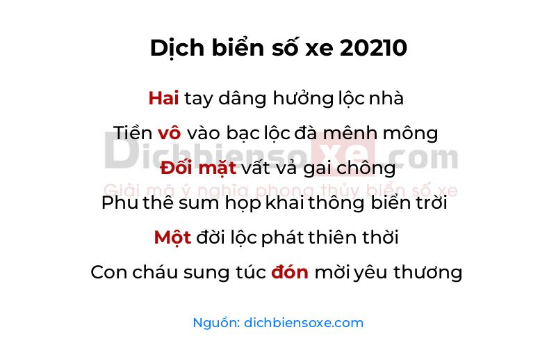 Dịch thơ biển số 20210