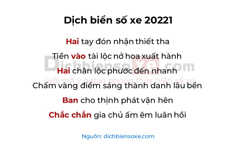 Dịch thơ biển số 20221