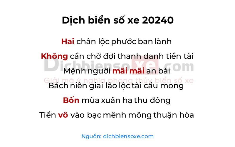 Dịch thơ biển số 20240