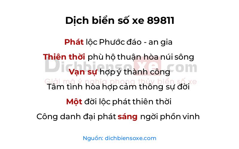 Dịch thơ biển số 89811