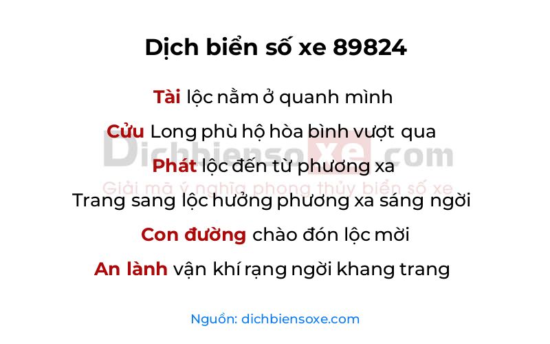 Dịch thơ biển số 89824