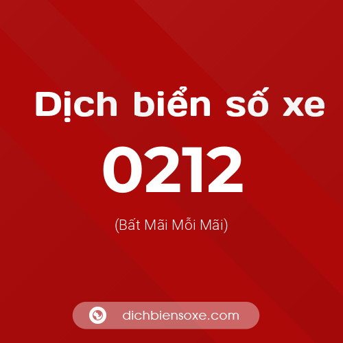 Ý nghĩa biển số xe 0212 là gì?