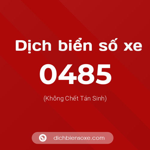 Ý nghĩa biển số xe 0485 là gì?
