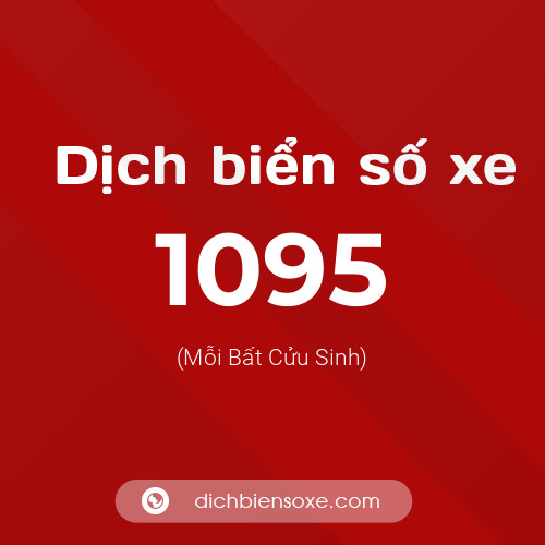 Ý nghĩa biển số xe 1095 là gì?