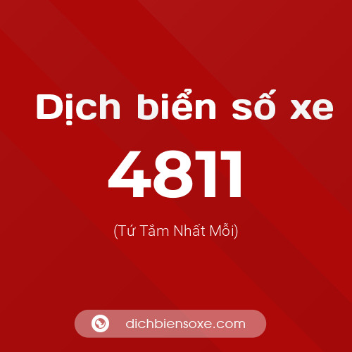 Ý nghĩa biển số xe 4811 là gì?