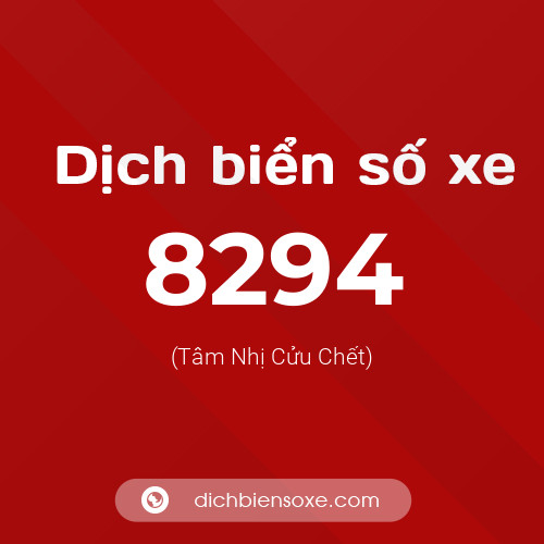 Ý nghĩa biển số xe 8294 là gì?