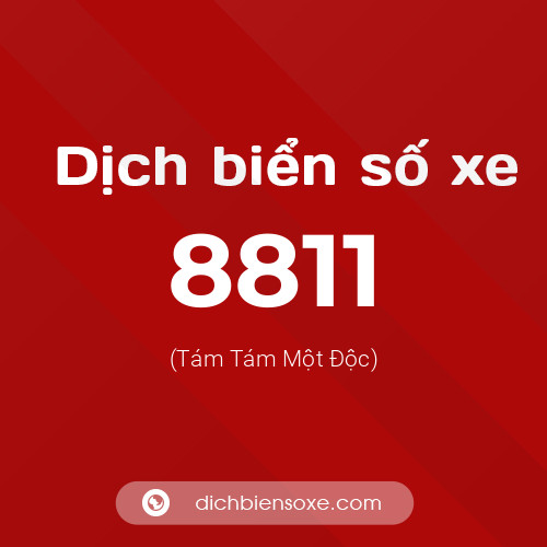 Ý nghĩa biển số xe 8811 là gì?