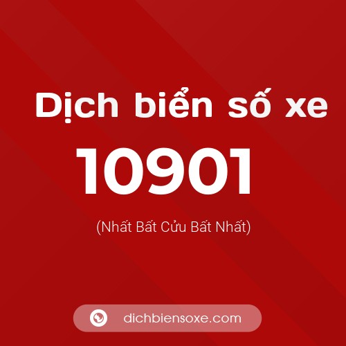 Ý nghĩa biển số xe 10901 là gì?