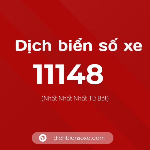 Ý nghĩa biển số xe 11148 là gì?