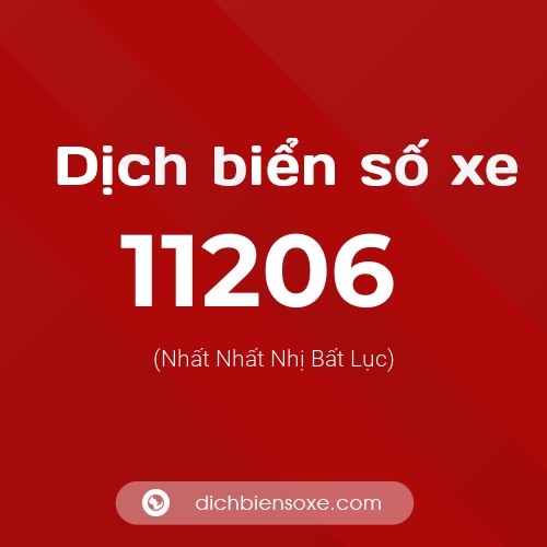 Ý nghĩa biển số xe 11206 là gì?