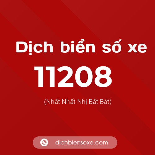 Ý nghĩa biển số xe 11208 là gì?