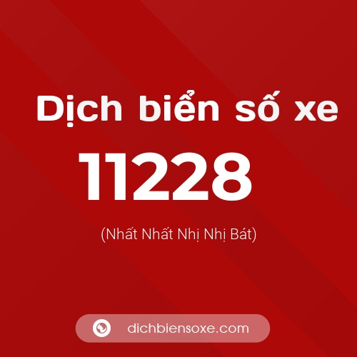 Ý nghĩa biển số xe 11228 là gì?
