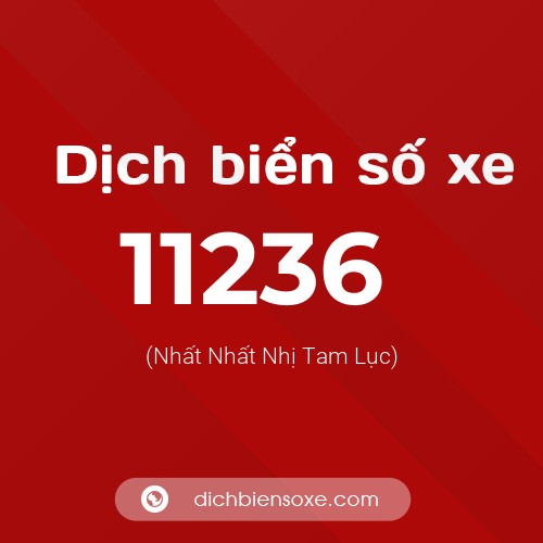 Ý nghĩa biển số xe 11236 là gì?