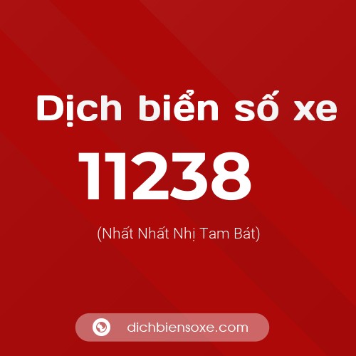 Ý nghĩa biển số xe 11238 là gì?