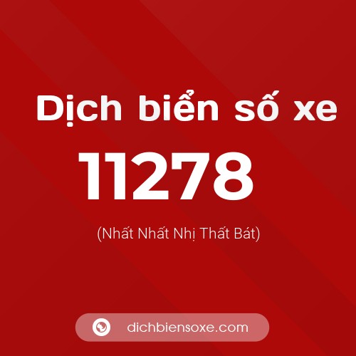 Ý nghĩa biển số xe 11278 là gì?