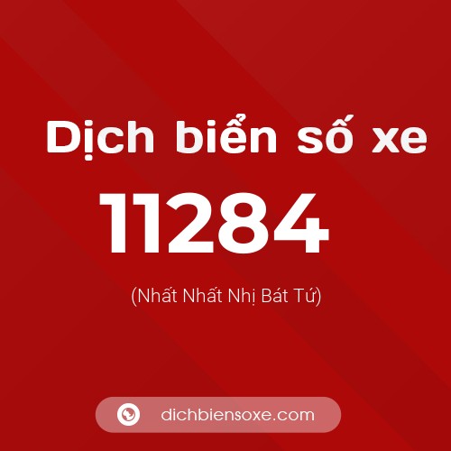 Ý nghĩa biển số xe 11284 là gì?