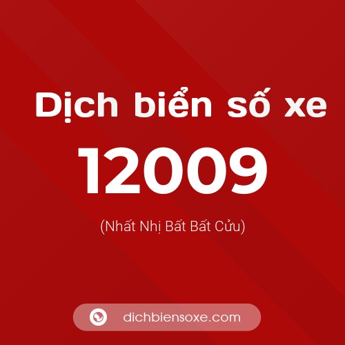 Ý nghĩa biển số xe 12009 là gì?