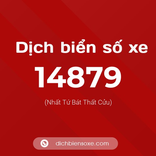 Ý nghĩa biển số xe 14879 là gì?
