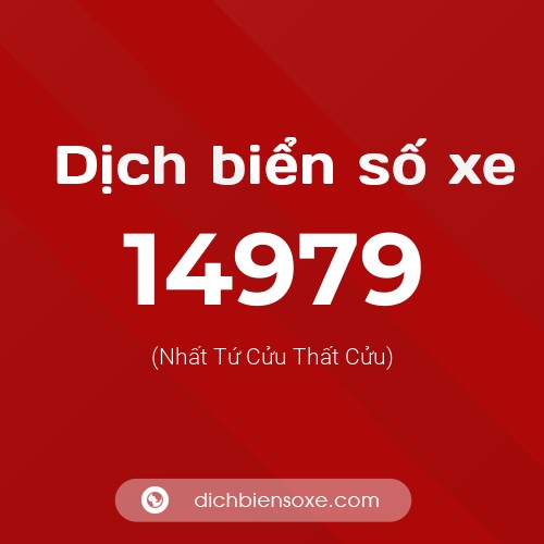 Ý nghĩa biển số xe 14979 là gì?