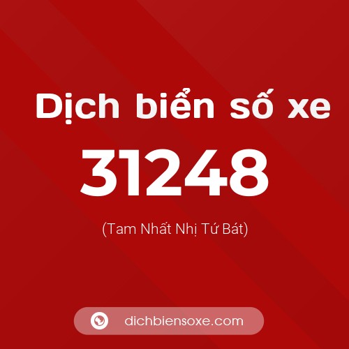 Ý nghĩa biển số xe 31248 là gì?