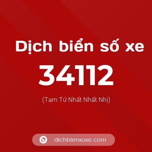 Ý nghĩa biển số xe 34112 là gì?
