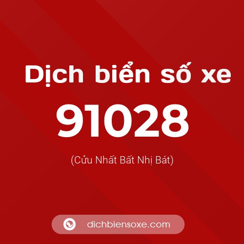 Ý nghĩa biển số xe 91028 là gì?